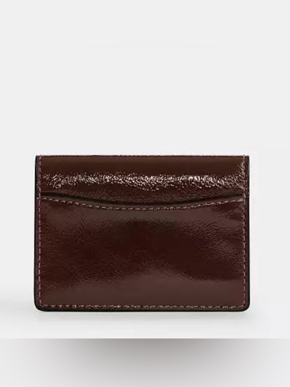 NWT Coach Card Case With Charms in maple/silver - Picture 2 of 6